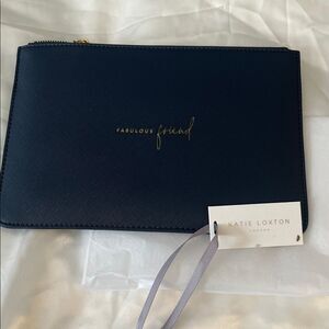 Katie Loxton Perfect Pouch - Navy - Fabulous Friend - NWT